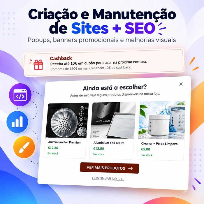 Criação e Manutenção de Sites + SEO