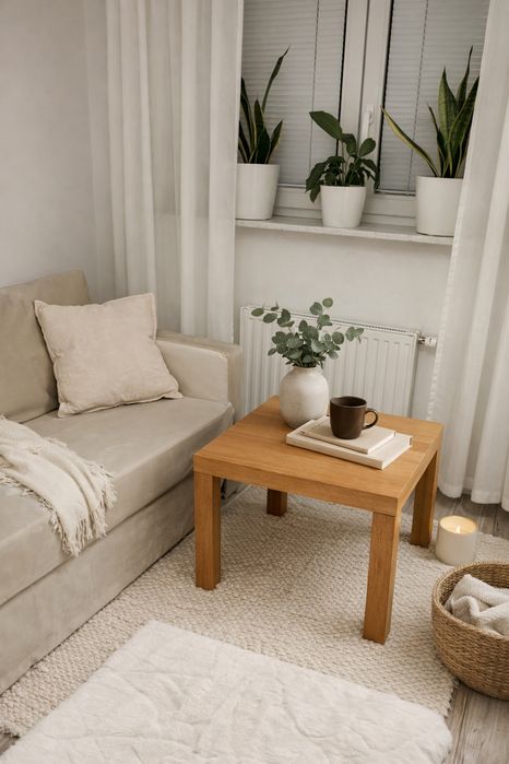 Stolik kawowy IKEA LACK– kolor dębu/styl skandynawski