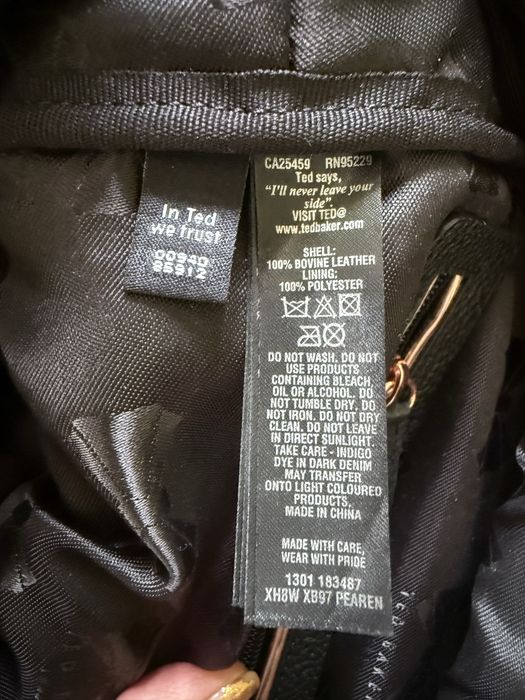 Кожаный рюкзак Ted Baker