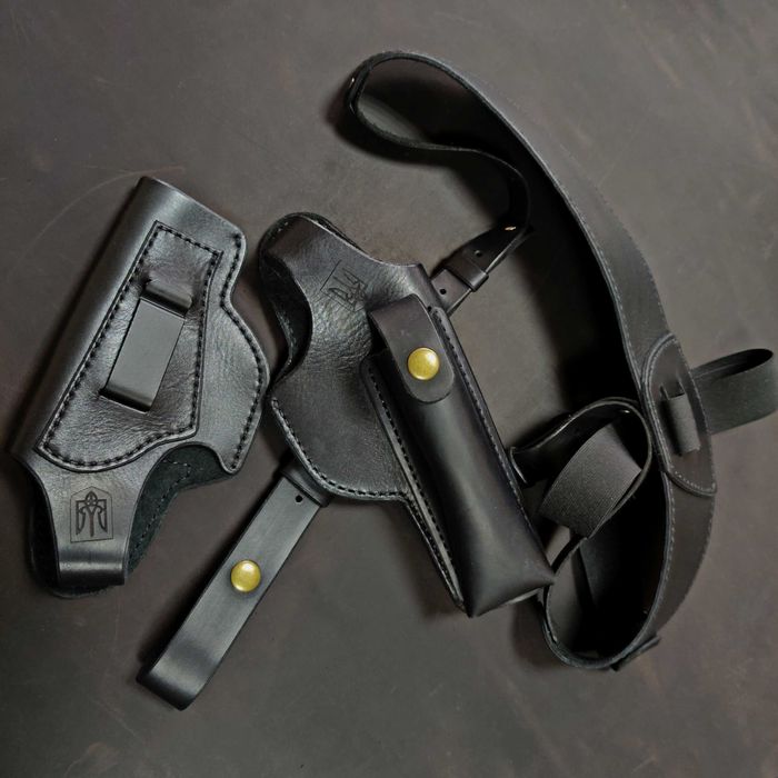 Шкіряна кобура на АПС, кобура під АПС, кобура для пістолету, АПС