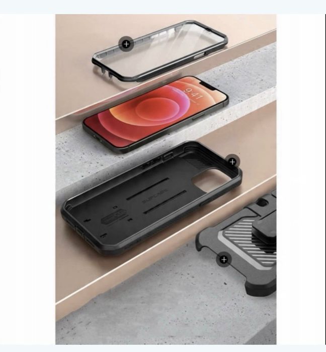 NOWA kabura Supcase Unicorn Beetle Pro do iPhone 13 Pro Max czarna