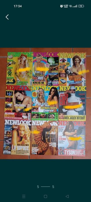 73 Revistas Playboy, Penthouse, Newlook e outras