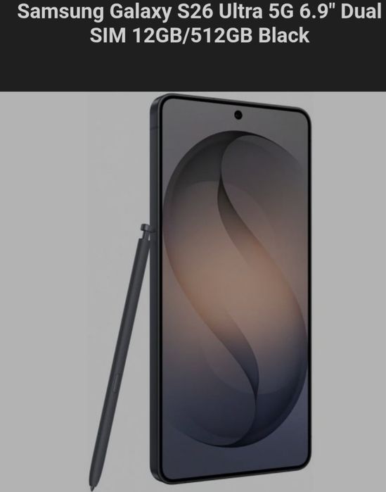 Samsung S26 5G Ultr 12/512GB Black Novo (Selad) C Factura 3Anos Garant