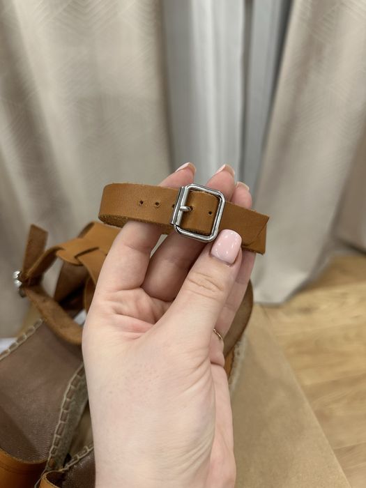Босоніжки шкіряні Pepe Jeans KATE коричневі 37 розмір