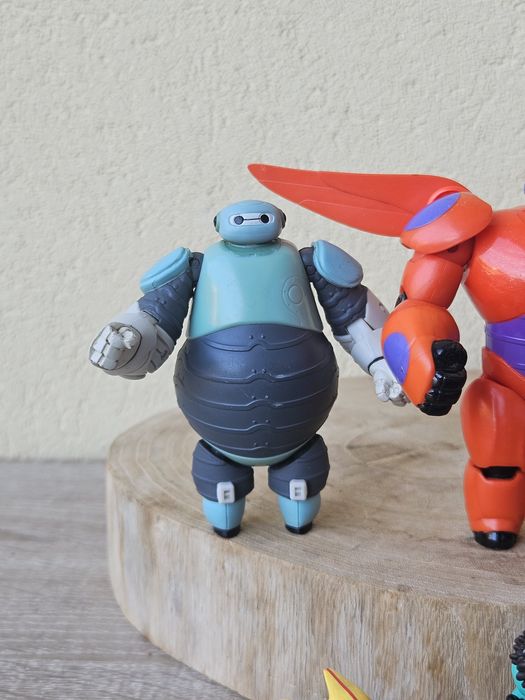 Disney Big Hero 6 Figures Lot - Baymax, Go Go, Hiro, Wasabi