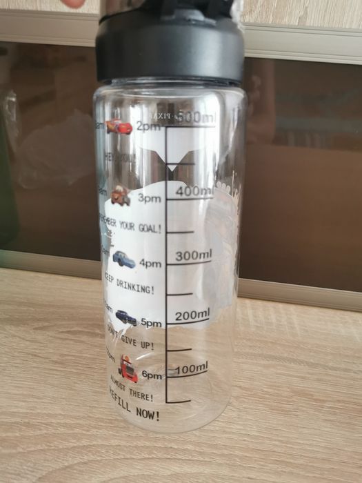 Nowy bidon 500 ml z motywem bajki Cars