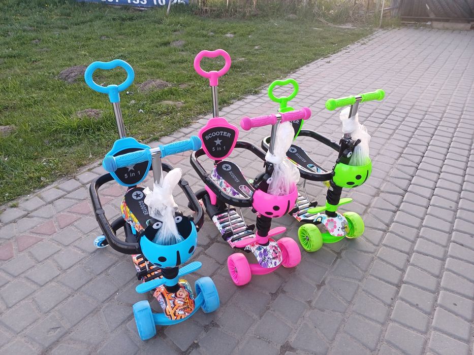 Самокат  дитячий  3 в 1