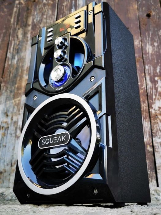 Kolumna nagłośnienie radio karaoke akumulator mikrofon