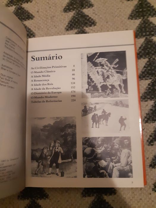 Livro sobre a historia