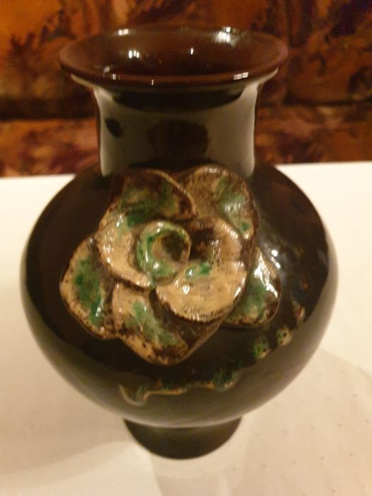 Duży wazon ceramiczny art deco vintage