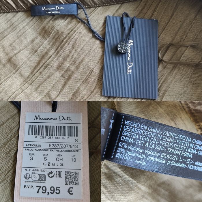 Massimo Dutti довга жата спідниця