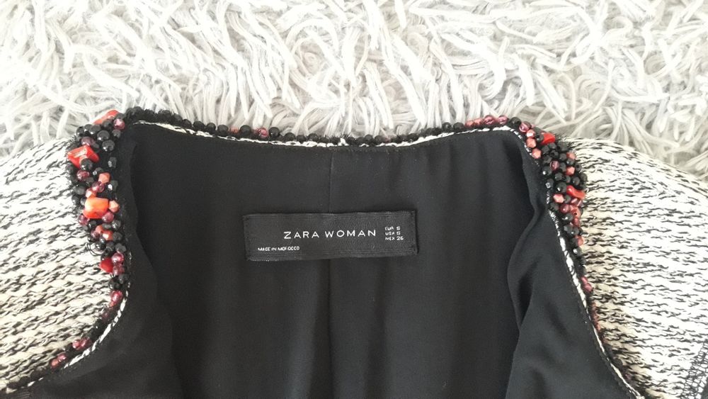 Marynarka żakiet Zara Women roz. S 36 pepitka