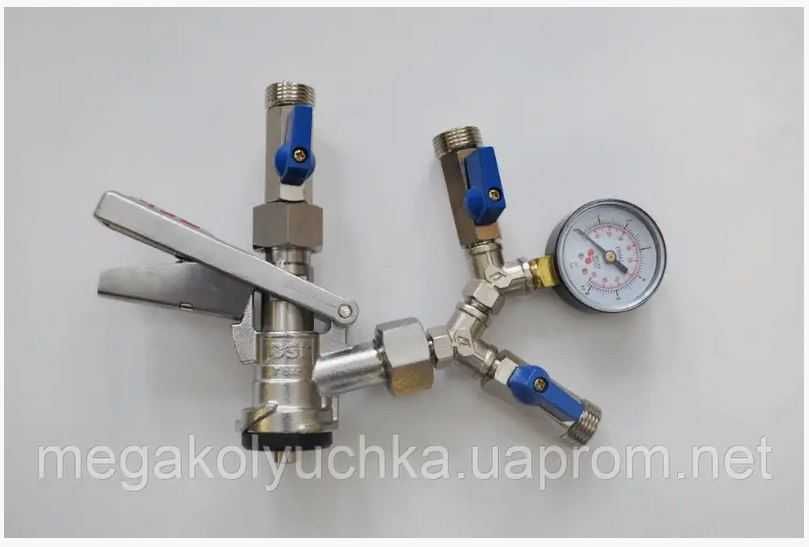 Зазливочная головка для ручного розлива газированных напитков