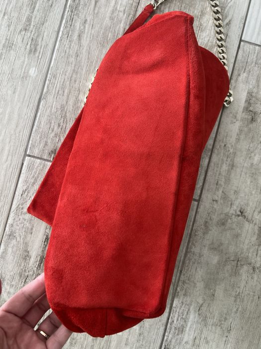 Zara сумка , натуральна замша
