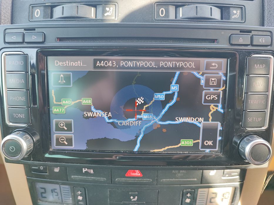 VW Touareg radionawigacja