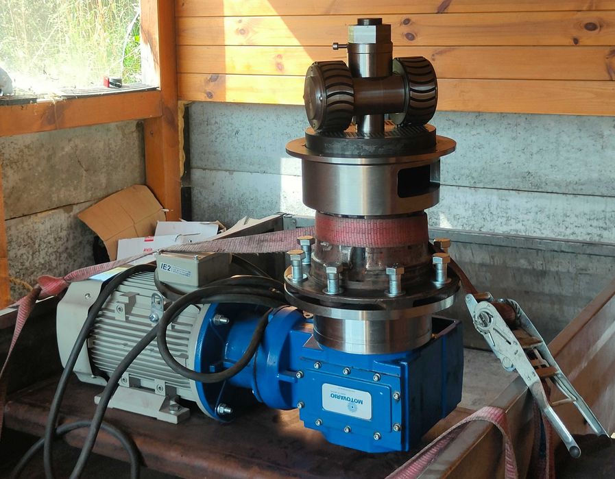 Peleciarka 11kW matryca 230mm rolki 130mm matryca stała / obrotowe rolki