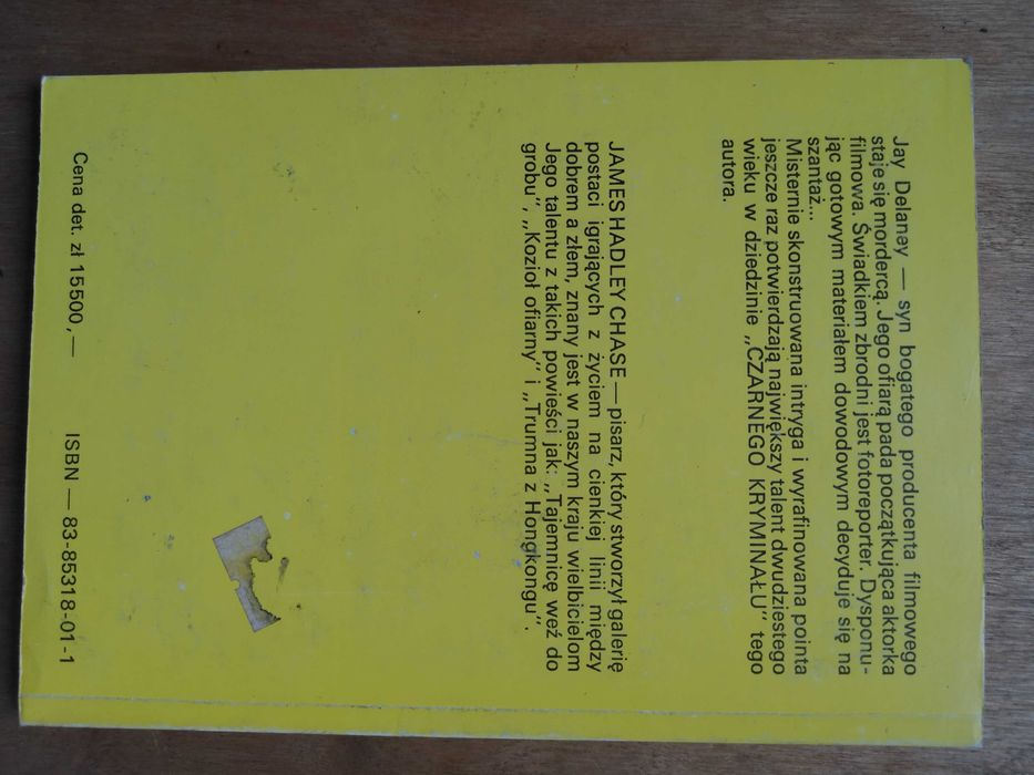 Książka Nie ocalisz swej wolności James Hadley Chase