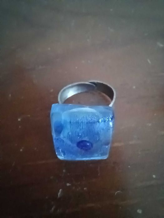 Anel (quadrado) Azul