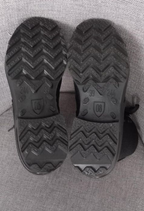 Skórzane buty/glany, r. 39