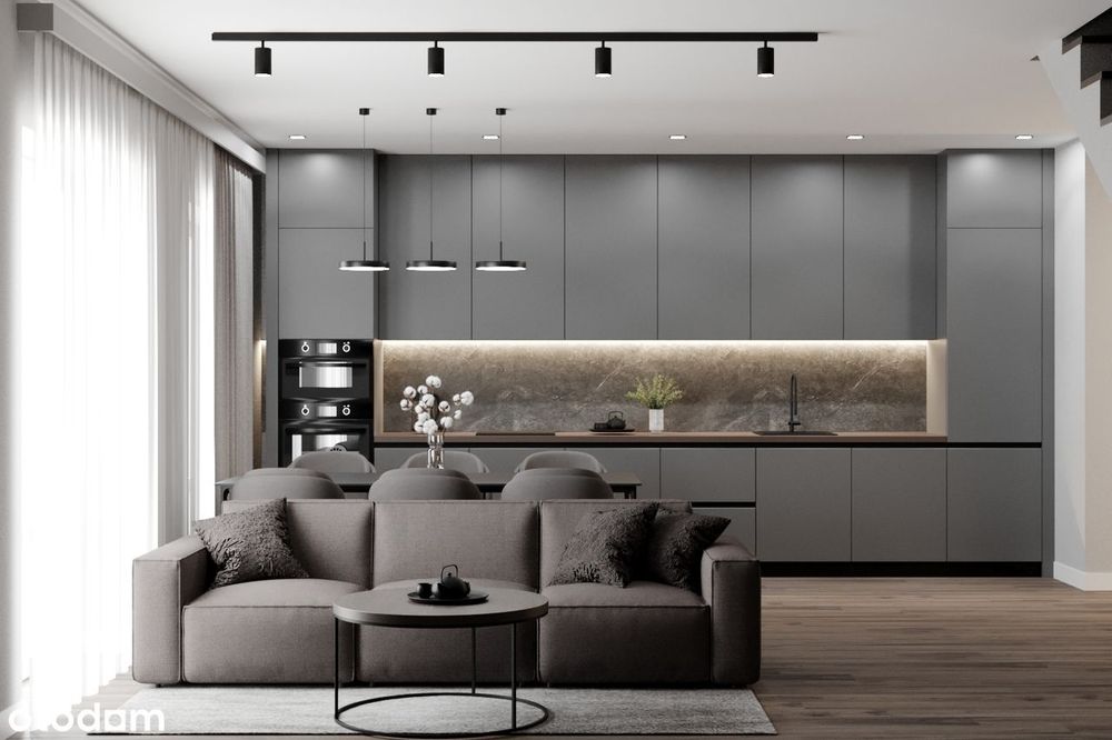 Bliźniak 112 m2, ogródek 91 m2 - Bawarski styl