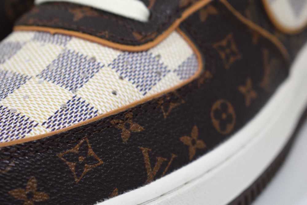 Nike Air Force 1 x Louis Vuitton Brown