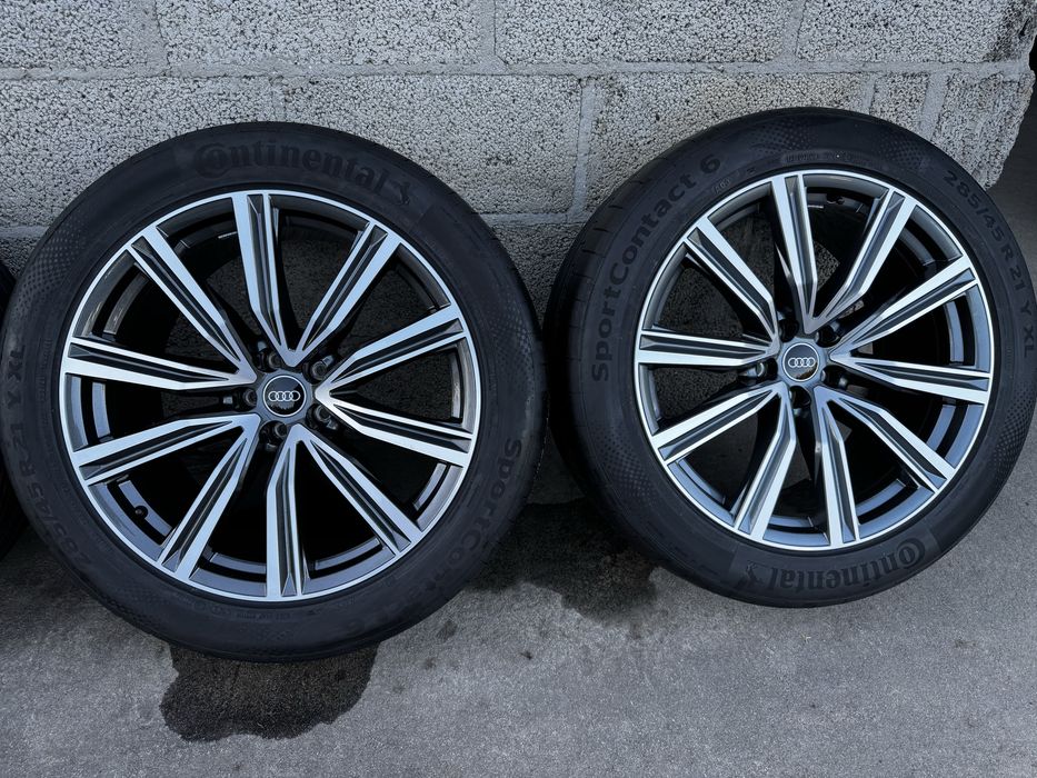 Jak Nowe Koła Letnie R21 5x112 Audi Q8 SQ8 4M8 Opony 285/45/21 2024r.