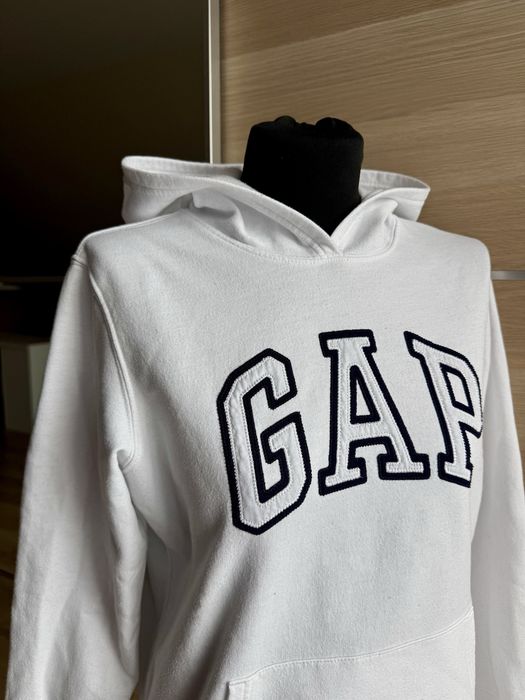 Bluza GAP biała z kapturem