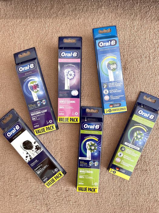 Sensitive оригінальні насадки Oral-B Braun до електричних щіток