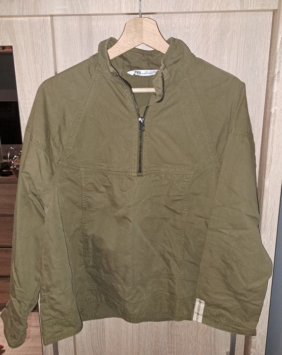 Bluza zielona ZARA r. S