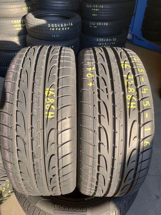 2x 215/45R16 Dunlop SportMaxx 2016r 7.2mm FAKTURA Gwarancja