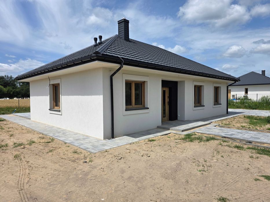 Nowy dom 112 m² | działka 1253 m² | pompa ciepła | Bolesławów