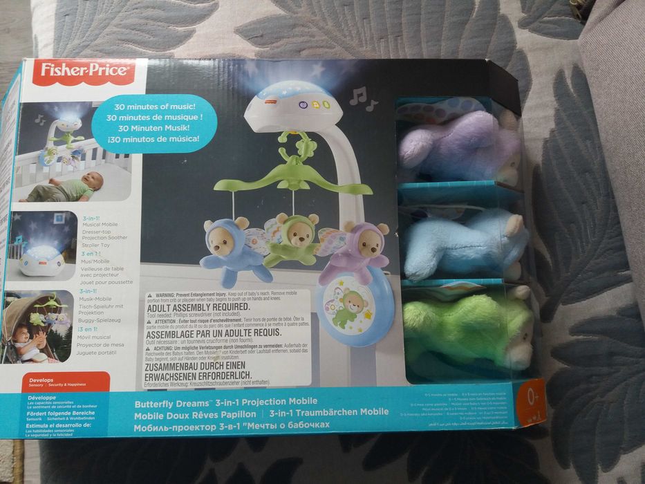 Мобіль з пультом керування Fisher-Price Сон метелика