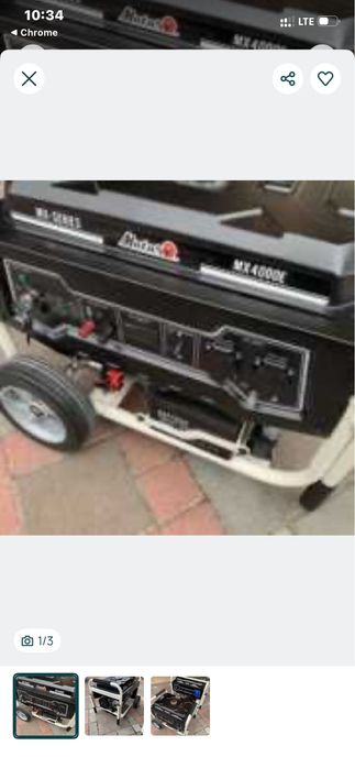 Продам бензогенератор Matari 3квт