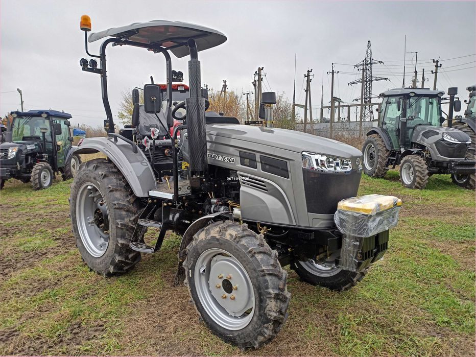 Скаут ТЕ-504 SR Трактор з козирком 50 к.с. Доставка без ПЕРЕДОПЛАТИ!