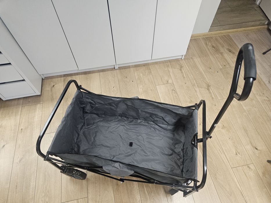 Wózek plażowy turystyczny kempingowy składany 100kg 80L