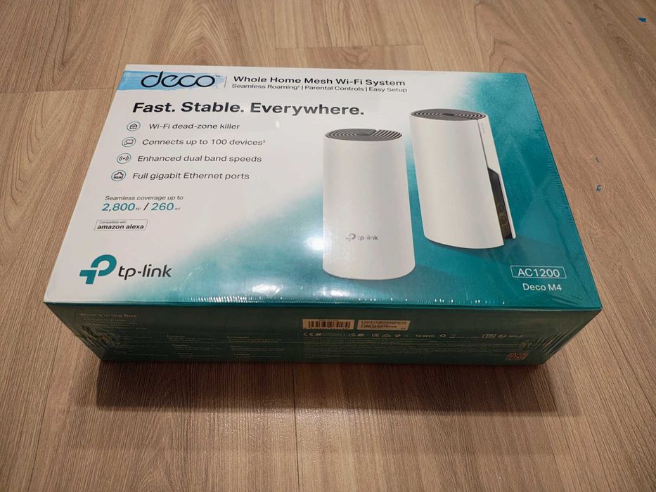 Router TP-LINK Deco M4 2.4 / 5 GHz (DualBand), Wi-Fi Mesh (2 szt.)