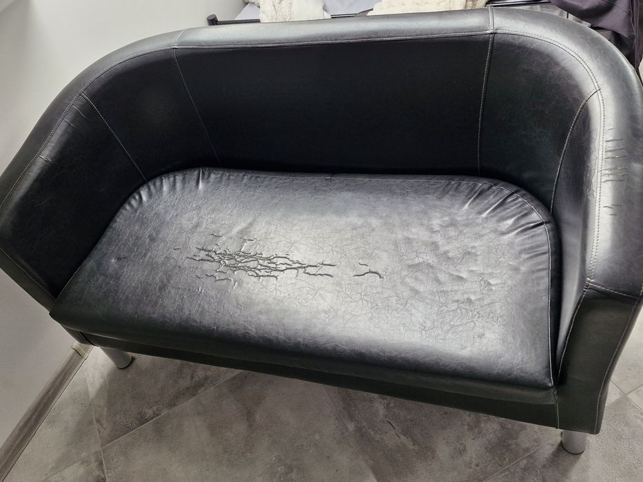 Mini kanapa  sofa brązowa