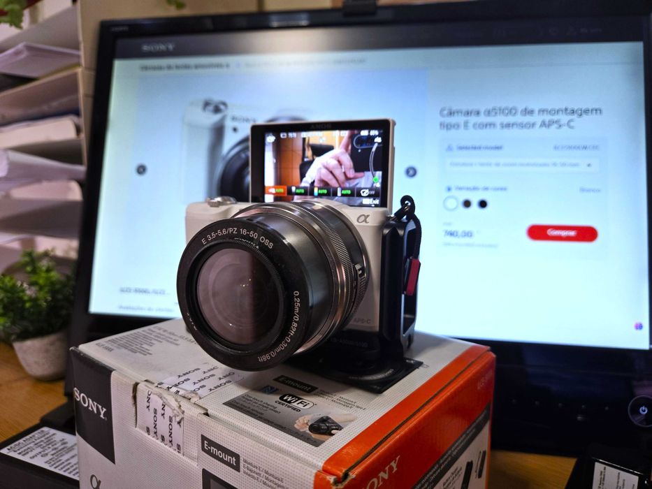Sony a5100 + 2 lentes + extras