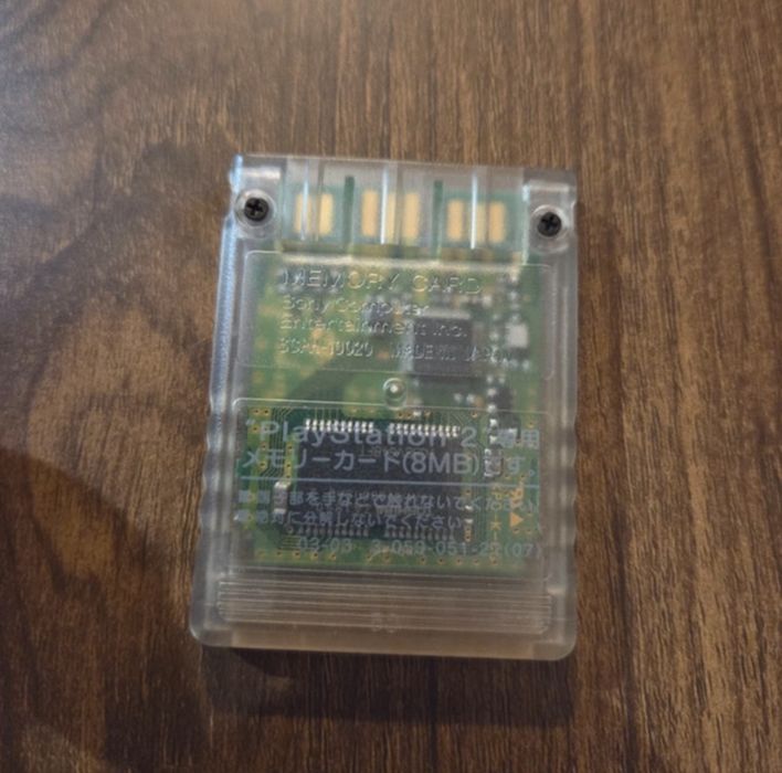 Karta pamięci memory card scph-10020 transparent  PlayStation 2