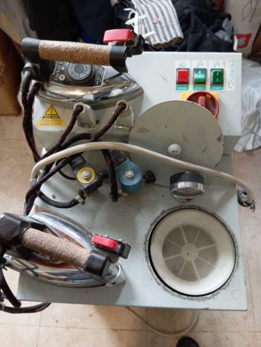 Caldeira de 2 ferros  + Caldeira de 1 ferro + Mesa de aspiração