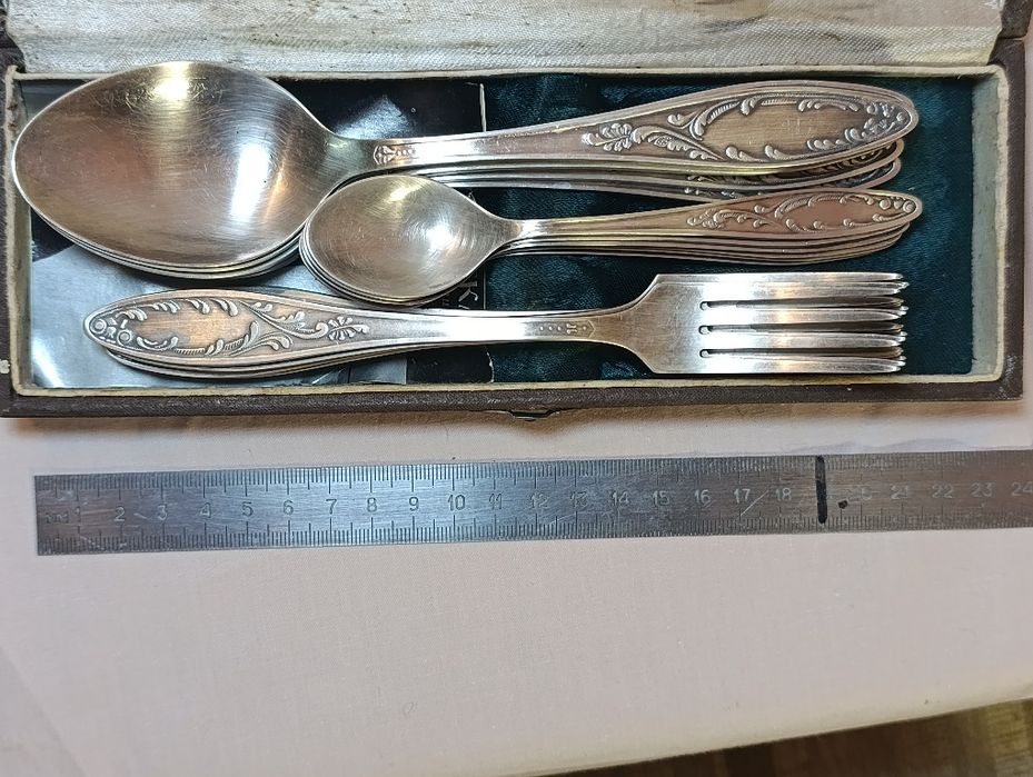 Набір вилки ложки Мельхіор 18 шт