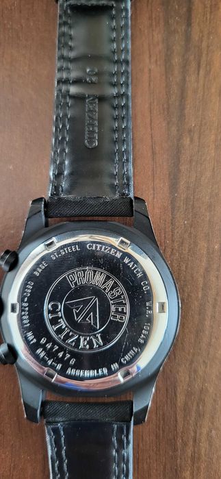 Zegarek Citizen Promaster Black chronograf 100m