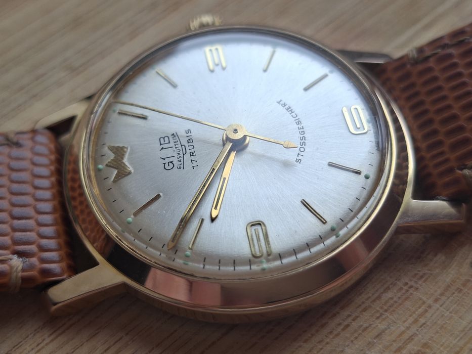 GuB Glashutte SA Stossgesichert Made in Germany