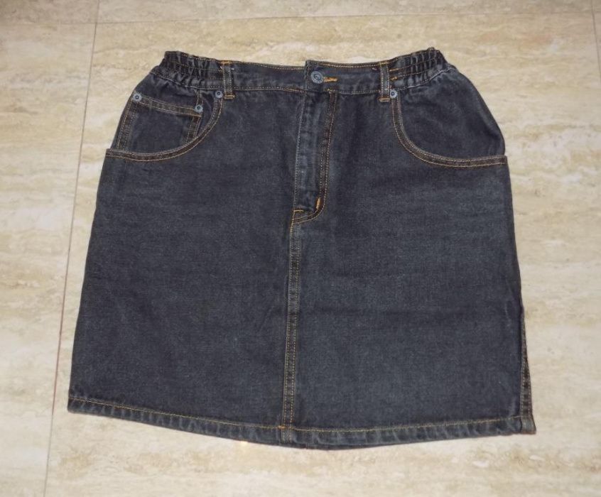 Spódnica jeans czarna, rozmiar M