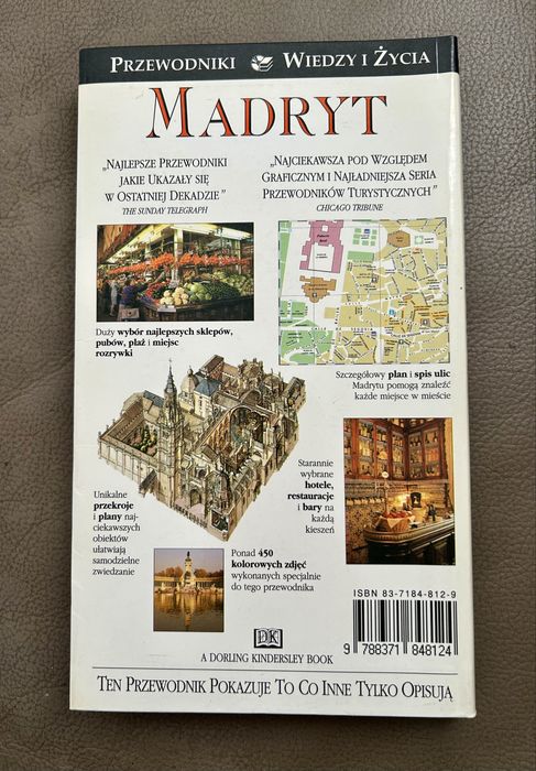 Przewodnik / informator z serii- Przewodniki Wiedzy i Życia - Madryt.