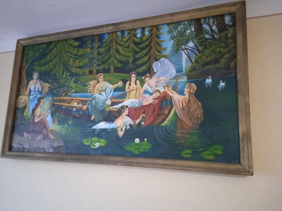 Картина маслом русалки