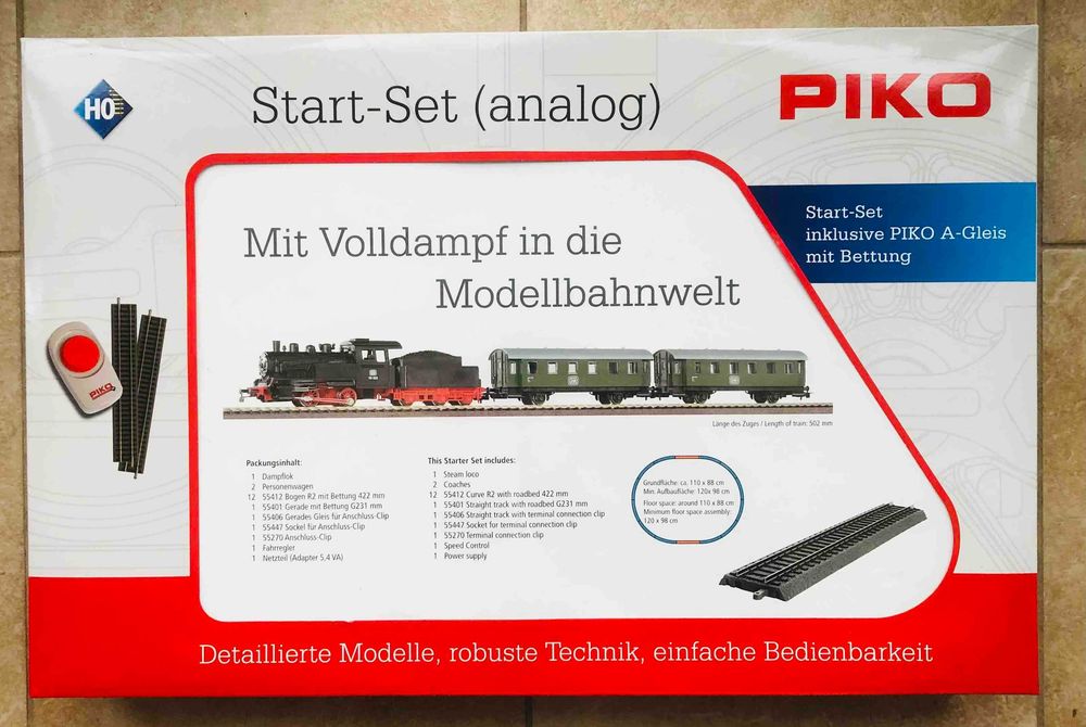 Стартовый набор детская железная дорога Piko 57112 масштаб H0 Новая
