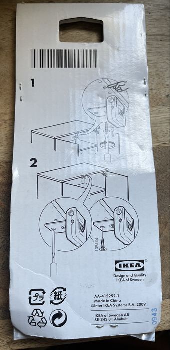 Ikea zamek szyfrowy do witryny