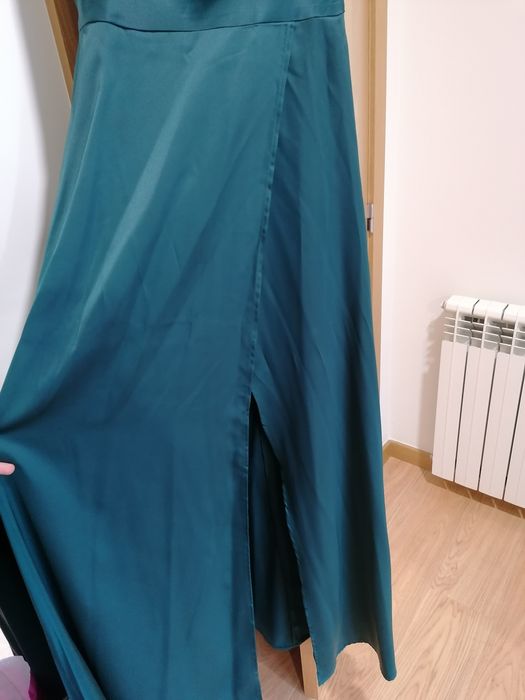 Vestido verde escuro