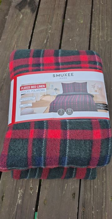 Smukee pościel polarowa pasy kolorowa 160x200 Nowa